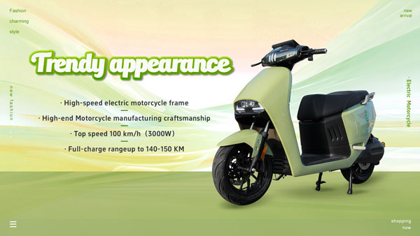 Electric Moped Motorcycle Scooter 2000W 72V 50Ah 45kmH (EEC Certification)(Model GOGOPLUS) news7.31